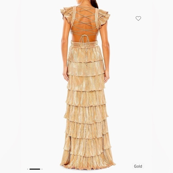 Mac Duggal
Ieena Metallic Tiered Gown size 12 NEW $498 - Picture 4 of 15
